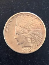 1912-s $10 Eagle (Indian Head) Gold Coin