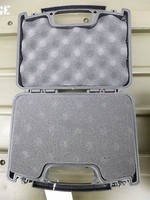 Pistolenkoffer Kunststoff Koffer Kiste klein abschließbar Schwarz Oliv Neu 