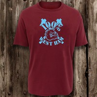 100% West Ham Fan Mens T Shirt -- Hammers COYI Irons Football Clothing