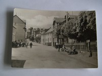 AK Finsterbergen Friedrichroda Gotha + Pieck Straße Volkshaus Linde 1974