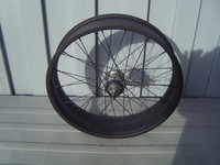  Cruiser Laufrad 20 Zoll  100mm in mattschwarz  Shimano 3-gang Nexus Rücktritt