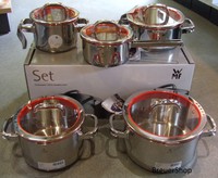 WMF Function 4 Kochtopf-Set 5 tlg. alle mit Deckel Neu & OVP 