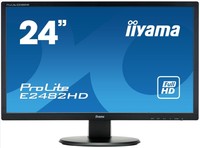 Iiyama ProLite E2482HD-B1 24 Zoll LED Monitor - Full HD 1080p, 5ms Reaktion, DVI