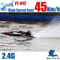 RC Racing Boat FT012 2.4GHz 4CH Brushless Motor Water Cooling High Speed 2016