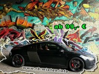 ☆ Audi R8 (schwarz) 24 Stunden selber fahren  ☆ mieten ab 119 € ☆ Geschenk ☆