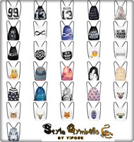  Fullprint Tasche Gymsac Turnbeutel Beuteltasche Sportbeutel