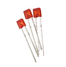 100 PCS 2x3x4mm 2*3*4mm Rectangle LED Red Colour Red Light Emitting Diode L8