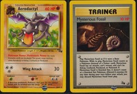 Pokémon Aerodactyl 16/62 Fossil 2. Edition NM + Mysterious Fossil
