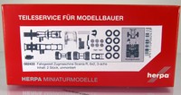Herpa 082433  Zugmaschinen-Fahrgestell Scania R Vorlauf 3-achs Inhalt: 2 Stück