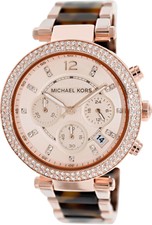 Michael Kors Women's Parker MK5538 Rose-Gold Stainless-Steel Quartz Watch