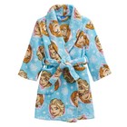 NEW DISNEY FROZEN QUEEN ELSA PRINCESS ANNA Fleece Robe Pajama Toddler Girl 2T