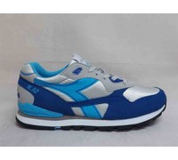 Mens Diadora N-92 Grey Alaska/Micro Blue Trainers RRP £74.99