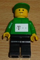 Lego City 1 Figur von der Telekom (grünes Trikot)