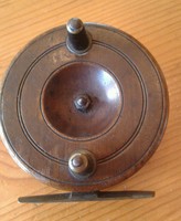 Fliegenrolle Alte Holzrolle .Nachlass aus England