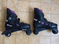 *RARE* RollerBall Skates Gr.39-40 Black Roller Ball Inline Skates
