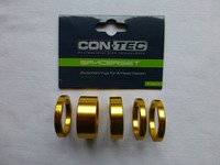 CONTEC Spacer-Set  Contec A-Head Spacer-Set 3 x 5, 1 x 10, 1 x 15, 1 1/8" Gold