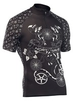 Northwave Tatoo 2 Fahrrad Trikot kurz schwarz 2016