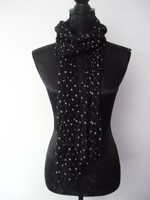 Polka Dots Tuch schwarz weiß Punkte Rockabilly vintage retro 50er H&M