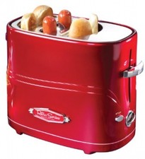 Nostalgia Electrics HDT600RETRORED Retro Series Pop-Up Hot Dog Toaster
