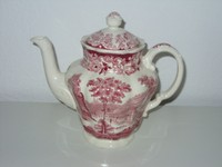 Spode Rhine rot 1x Kanne Kaffeekanne Tee