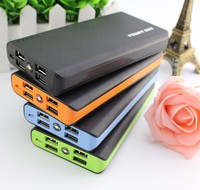 50000mAh 4USB Externer Akku Ladegerät Handy Mobile Power Bank Zusatzakku Schwarz