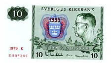 Sweden.P-52d.10 Kronor.1979.*Unc*