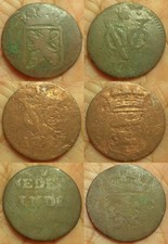 New listing
Lot of 3 coins 1700 & 1729 1800 Old Us Coin Colonial New york penny duit Voc #z