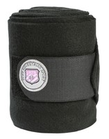 PFIFF 101792 Bandagen-Set Fleecebandagen  Pink und schwarz (4 Stück) TOP Angebot