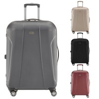 Travelite Elbe Two 4-Rollen Polycarbonat Trolley Hartschale Koffer Luggage 65 cm
