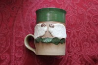 Green Coffee Tea Mug Cup Ceramic