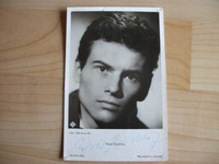 Horst Buchholz Schauspieler Originalautogramm von 1957.