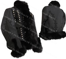 Black French Imperial Guard Chasseur a cheval Pelisse