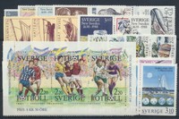 Schweden Jahrgang 1988 postfrisch in den Hauptnummern kompl.....................