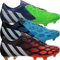 Adidas Predator Instinct FG grün blau rot Nocken Rugby / Fußballschuhe Neu
