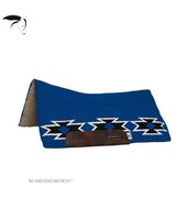 Western Pad für kurze Pferderücken anatomisch geformt mit Lederbesatz