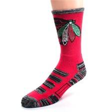* Chicago Blackhawks Patches Nfl Crew Socks Mens Large 10-13 *