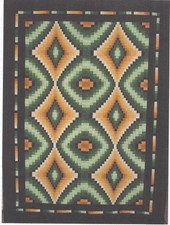 Diamond Lites bargello quilt pattern by Dereck Lockwood of Lockwood Designs