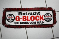 Frankfurt Aufnäher Eintracht - G - Block - Die Kings vom Main - Rückenaufnäher