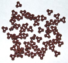 11mm Tri Beads BROWN 1,000pc beading crafts jewelry Made in USA