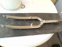 Fahrrad Gabel AKISU 26 Zoll Alu-chrom 