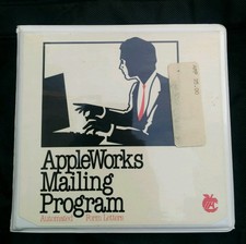 AppleWorks Mailing Program - Automated Form Letters - 5.25" disk for Apple Mac