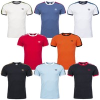 Umbro Taped Ringer Tee Premium T-Shirt Herren Freizeit Shirt S - 3XL Top neu