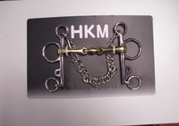 HKM Pelham Argentan 16mm mit Edelstahlringen Unterzug 7 cm Gr. 125