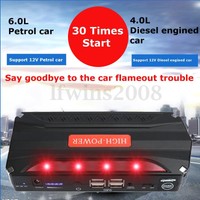 68800mAh 12V Auto Jump Starthilfe Starter Booster Ladegerät Notstart + Akku Bank