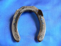 ORIGINAL altes Hufeisen GELAUFEN, Glücksbringer, Basteln, Pferd, reiten, Schmied
