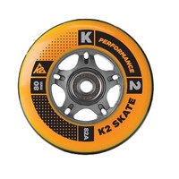 K2 Inliner Rollen Set 8 Stück 80mm 82A + Kugellager + Spacer für Inline Skates
