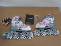 Head Kinder Inlineskate Adjustable Girly Rosa/Weiss 26-31 H3JR08-