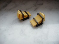 Keil mit Halter universal 1:16 Wedico Maßstab 2-Stück gelb