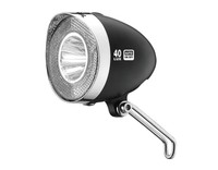 XLC 40Lux LED-Nostalgielampe für Nabendynamo mit Schalter, Standlicht und Sensor