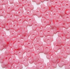 11mm Tri Beads Pink 1,000pc beading crafts jewelry Made in USA